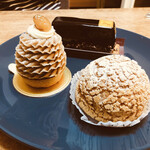 フレデリック カッセル - タングラム　778円、モンブラン・ジュール　864円、シュー・ヴァニーユ　540円