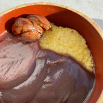 喫茶 ベレー - きびもち。思ったより、プチプチしてない。ふつうのお餅。