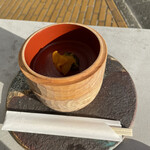 喫茶 ベレー - 上にはお漬物。