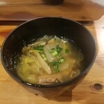 MEEMOOBOO - 付きだし？の野菜スープ