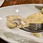 ラ･マンチーナ - 白子としし唐のフリット