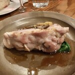 ラ･マンチーナ - 鶏、小布施栗、キノコのロースト