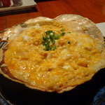 六兵衛 - １１月JAL機内誌に紹介された貝味噌焼き