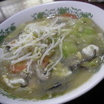 川崎屋 - ビーフンとは名ばかり。。餡かけ中華そばでした。　具材たっぷりで旨し♪