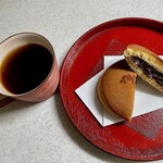 天平庵 - コーヒーを淹れて、いただきま〜す