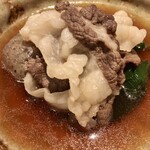 料理屋 植むら - ツキノワグマの熊鍋〜九条ネギ、下仁田こんにゃくと共に