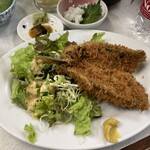 ゆたか食堂 - 生アジフライ