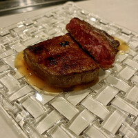 和牛焼肉 ワンダフィレ - シャトーブリアン　箸で切れる