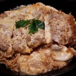 とんかつ新宿さぼてん - かつ丼アップ