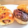 レ・ミュウ - 料理写真:チーズフランクの全粒粉ロール、国産牛肉１００％と淡路島産玉ねぎのハンバーガー