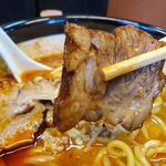 味噌っ子 ふっく - 辛味噌らーめん (850円) + 大盛り(100円)