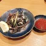 炭火焼肉 おおば - センマイ刺し