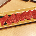 炭火焼肉 おおば - 本日の上赤身肉・ランプ