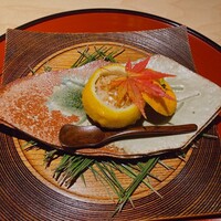 和田屋 - 柚を蒸しているので柚の香りに包まれて