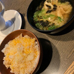 Bikkuri Donki - 卵かけご飯＋ホットコーヒー（お代わり自由）
                        330円＋200円