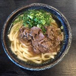 あずみうどん - 肉うどん　　570円