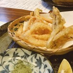 Kawamura - 白海老の天ぷら