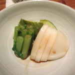 とり喜 - お新香