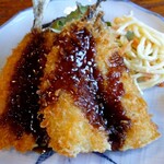 磯料理マルゴ - アジフライ