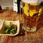 加藤商店 - お通し ビール