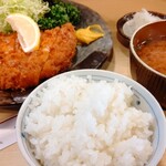 Tonkatsu Sakae - ロースとんかつ定食 特上 2100円税込