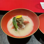 にくの匠 三芳 - 間人蟹白味噌汁