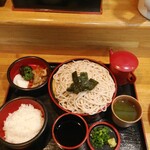 そば宏 - ざる定食(ざる蕎麦大盛り)