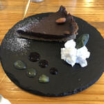 珈琲農園直営店　mol cafe - チョコレートタルト。旨いっ❣️