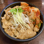 麺や 真登 - ミニ鶏とろ丼