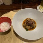 TOKYO CHINOIS 神子 - 尾崎牛のインサイドの柔らかくて香り良い麻婆豆腐