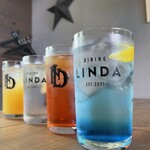 DINING LINDA - BAR仕込みの種類豊富なカクテル！