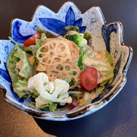 たか福 名古屋JRセントラルタワーズ店  - ランチのサラダ