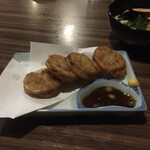 ごはんや まぁくん - れんこんハサミ揚げ