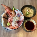 らーめん専門店 拉ノ刻 - 特上海鮮丼ランチ 1600円