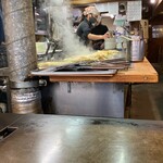 鉄板焼屋 田吾 - カウンター面前鉄板