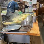 鉄板焼屋 田吾 - メイン焼き場
