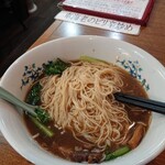 福台風味城 - 麺線。揖保乃糸レベルの麺だよ