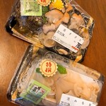 鮮魚 三友  - 今回購入した貝２種