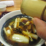 吾妻橋 やぶそば - ‘なないろ’は「やげんぼり」