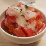 トンテキ食堂8 - トマトのサラダ(400円)