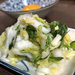 あらや食堂 - セットお新香