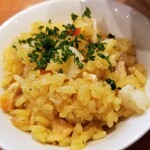 麺屋 六感堂 - 魚介のパエリア風炊込みご飯