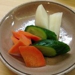 桜あん - 御新香(サービス)