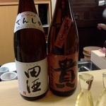 桜あん - 田酒(特別純米酒)・貴(ひやおろし)