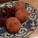 猿の盃 - カニクリームコロッケ
