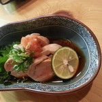 猿の盃 - アン肝ポン酢