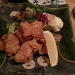 猿の盃 - 鶏の唐揚げ