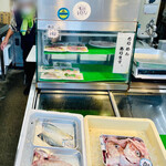 魚増鮮魚店 - 奥:刺身 皿