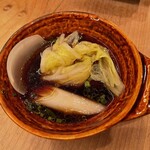 鳥つね自然洞 - 鶏のスープ炊き