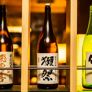 [Sake from all over the country] Great pairing with seasonal Japanese-style meal and nigiri Sushi!